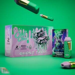 Cali Clear Ghost Train 2G Liquid Diamonds Disposable